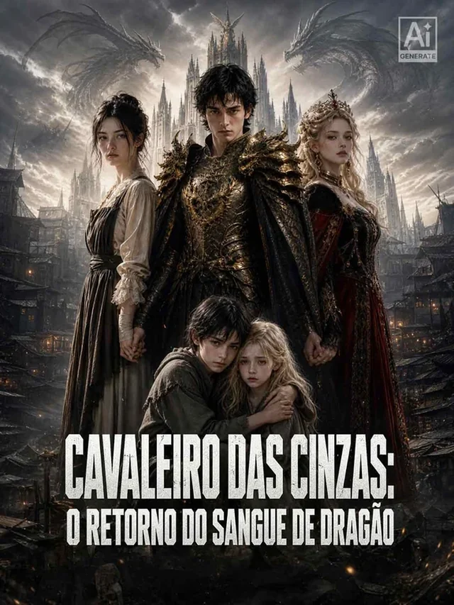 Pôster oficial de Cavaleiro das Cinzas: O Retorno do Sangue de Dragão