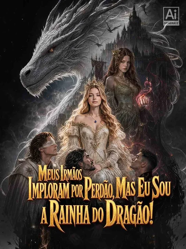 Pôster oficial de Meus Irmãos Imploram por Perdão, Mas Eu Sou a Rainha do Dragão!