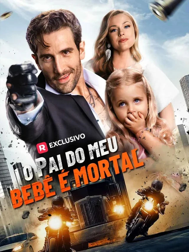 Pôster oficial de O Pai Do Meu Bebê é Mortal