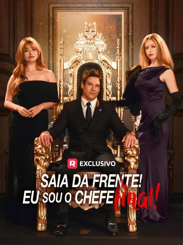 Pôster oficial de Saia da frente! Eu sou o chefe final!